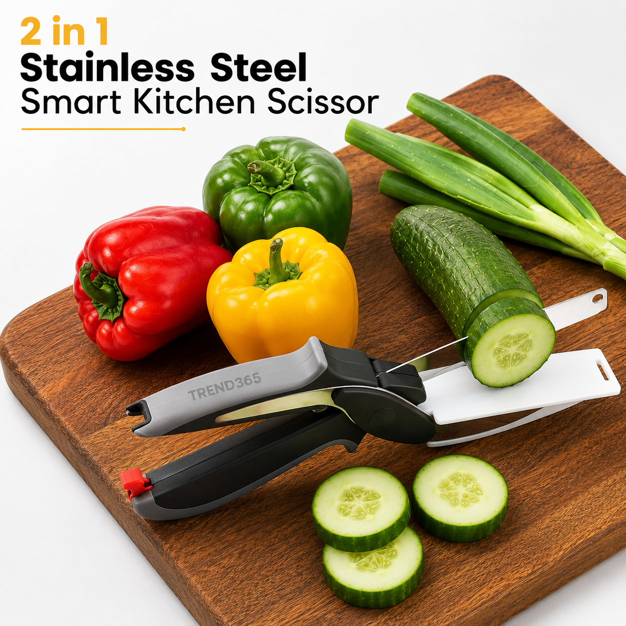 Trend365® 2 in 1 Stainless Steel Smart Scissor