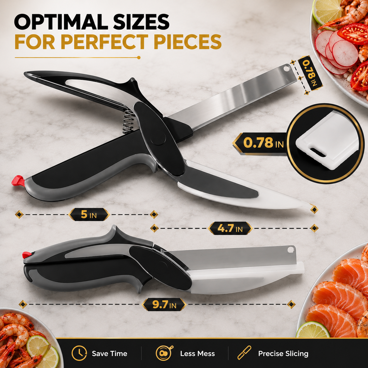 Trend365® 2 in 1 Stainless Steel Smart Scissor