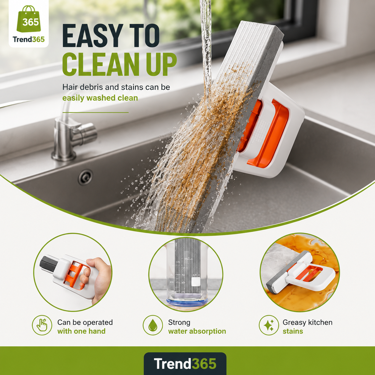 Self-Squeeze Mini Microfiber Mop