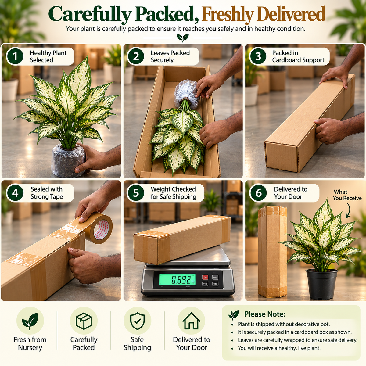 Chinese Evergreen Aglaonema | Prosperity & Good Fortune Plant