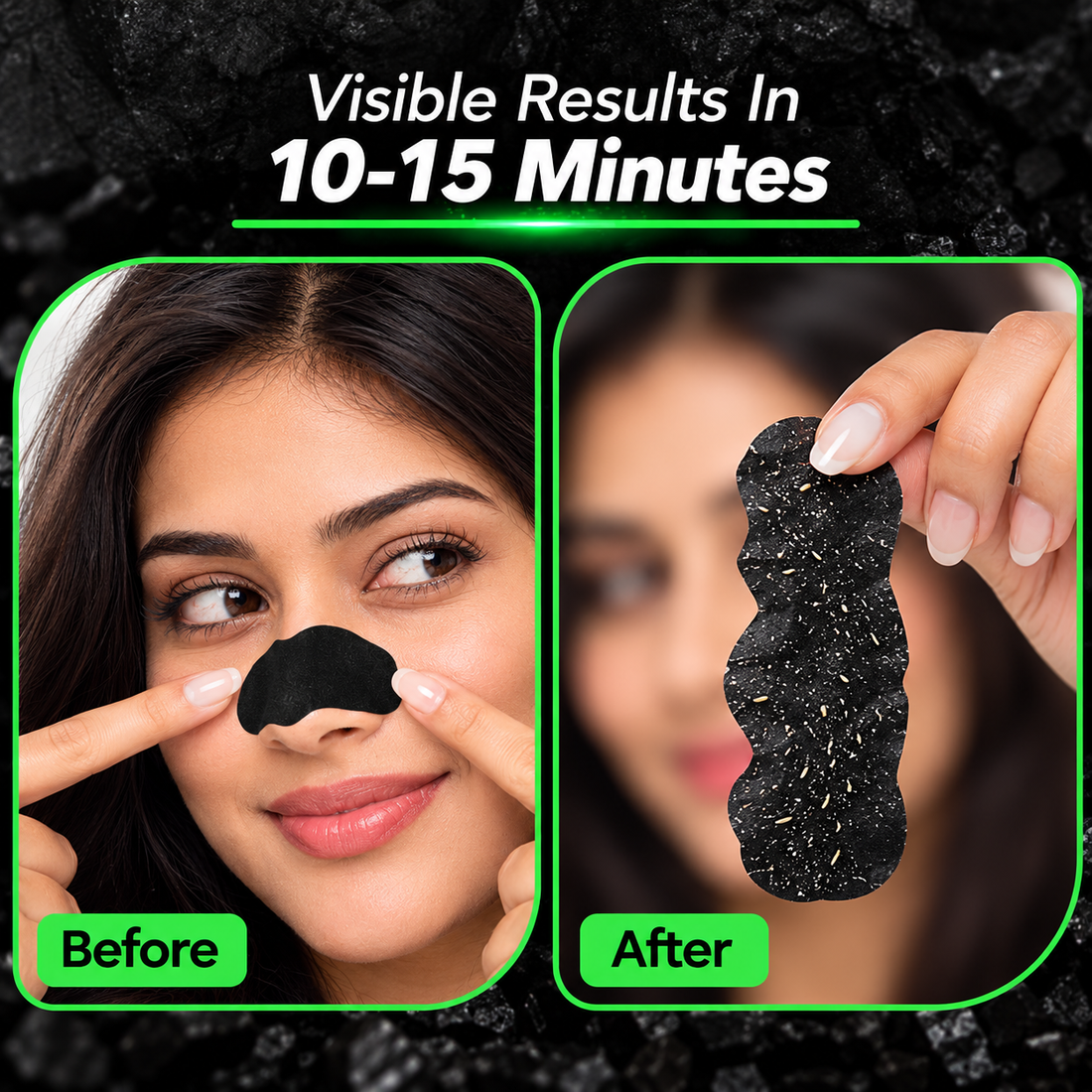 Deep Cleansing Blackhead Remover Nose Strips (Pack of 10 Pcs)
